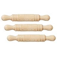 Town Square Miniatures Dollhouse 3 Rolling Pins Miniature Baking Kitchen Accessory 1:12 Scale Medium