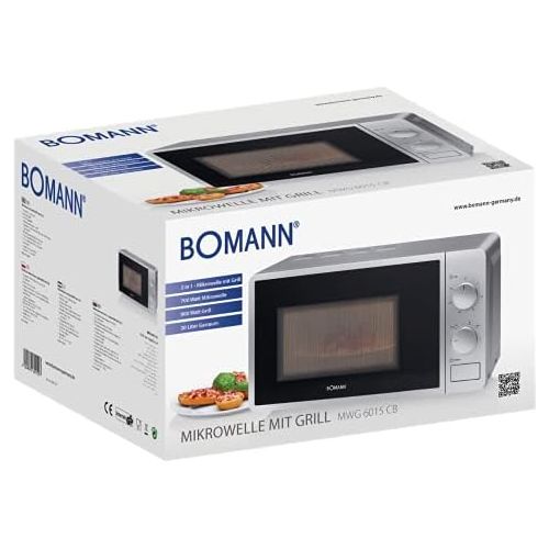  [아마존베스트]Bomann MWG 6015 CB Microwave and Grill, silver