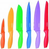 [아마존베스트]Cuisinart C55-01-12PCKS Advantage Color Collection 12-Piece Knife Set, Multicolor