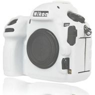 Easy Hood Camera Case for Nikon D850 Soft Silicone Rubber Camera Protective Body Case Skin for Nikon D850 Camera Bag Protector Cover (White)