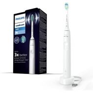 Philips Sonicare 3100 Series Electric Toothbrush with Sound Technology with Pressure Sensor and Brush Head Indicator, HX3671/13, White