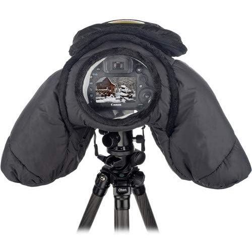  Ruggard DSLR Parka Cold and Rain Protector for Cameras and Camcorders (Black)