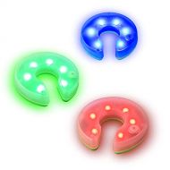 GoSports Light Up Golf Hole Lights 3 Pack - Great for Low Light Golf Play, Putting Practice, Chipping Practice and More, Multi color