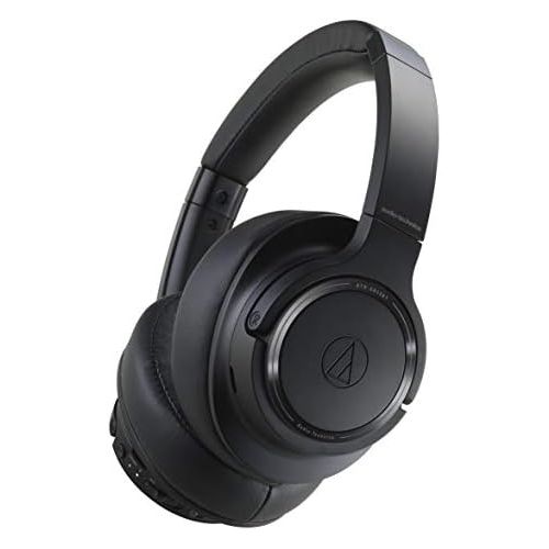 오디오테크니카 Audio-Technica ATH-SR50BT Bluetooth Wireless Over-Ear Headphones, Black (ATH-SR50BTBK)
