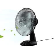 [아마존베스트][in.tec] Table Fan with 3 Levels Oscillation Fan Diameter 31 cm Oscillating Air Cooler Wind Machine 40 W Black