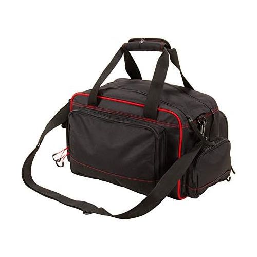  [아마존베스트]Allen Company Ruger Peoria Performance Range Bag by Allen, Black and Red, One Size (27972)
