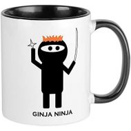 CafePress Ginja Ninja 1 Mugs Ceramic Coffee Mug, Tea Cup 11 oz