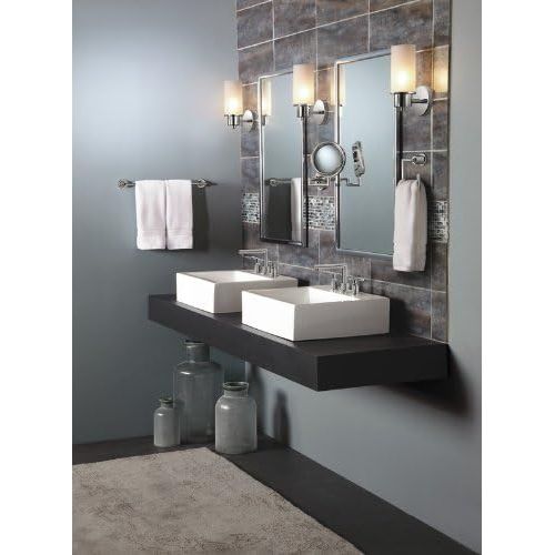  Moen TS43002 Arris Two-Handle Modern 8 in. Widespread Bathroom Faucet Trim Kit, Valve Required, Chrome