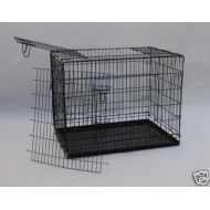 BestPet 30 3 Door Black Folding Dog Crate Cage Kennel w/DIVIDER