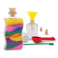 Melissa & Doug Sand Art Bottles Craft Kit: 3 Bottles, 6 Bags of Coloured Sand, Design Tool