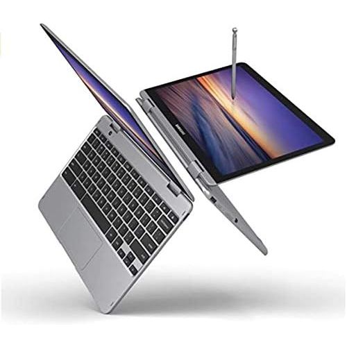 삼성 Samsung Chromebook Plus V2, 2-in-1, 4GB RAM, 32GB eMMC, 13MP Camera, Chrome OS, 12.2, 16:10 Aspect Ratio, Stealth Silver (XE521QAB-K01US)