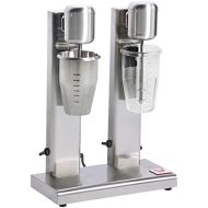 Beeketal BMS 2 Professional Milk Shaker Double Mixer with 2 x 750 ml XL Cups, 2 Levels (10,000 or 15,000 rpm), Gastro Stand Mixer Ideal for Creamy Milkshakes, Protein Shakes, Cockt