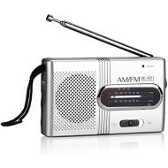 [아마존베스트]Suszian Mini Radio BC-R21 Universal Portable AM/FM Mini Radio Stereo Speaker Receiver Music Player Small Compact Size