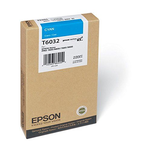 엡손 EPSON T603200 EPSON SP 7880/9800 CYN INK 220ML PIGMENT-SP9880
