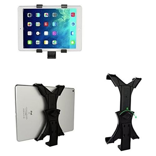  [아마존베스트]Acuvar Tablet Holder Tripod Mount (Universal) fits iPad Tablets and Other Tablets + an eCostConnection Microfiber Cloth