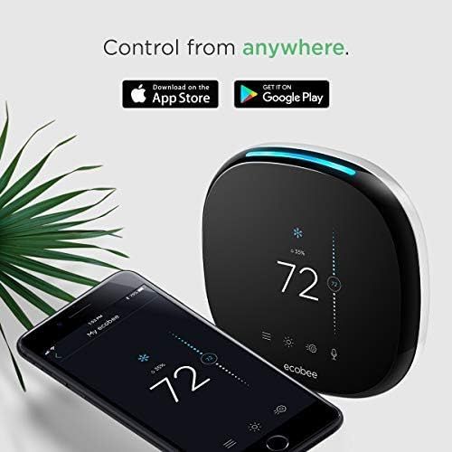  [무료배송]에코비4 ecobee4 스마트 온도조절기 룸센서 포함 Smart Thermostat with Built-In Alexa, Room Sensor Included
