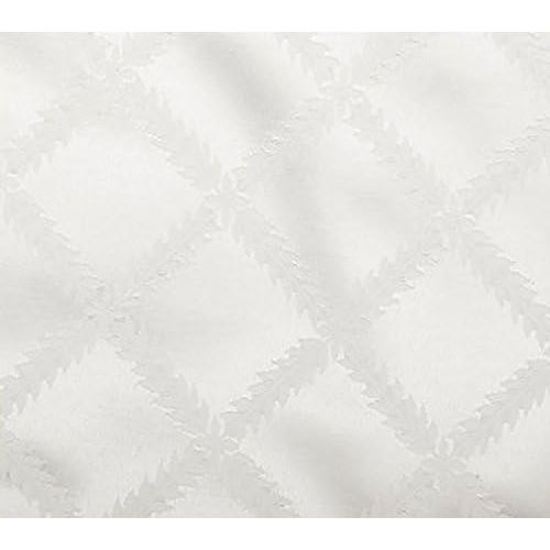 레녹스 Lenox Laurel Leaf 70x104 Oval Tablecloth, White