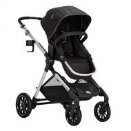 Evenflo Pivot Xpand, Modular Baby Stroller with Compact Folding design, Converts to Double Stroller (additional toddler seat not included), Stallion Black