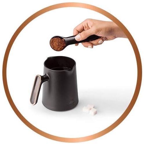  [아마존베스트]Arzum OKKA Minio Coffee Maker, 1-4 Cups (300ml), Overflow Protection System, Washable Coffee Pot, Acoustic Warning System, 480W, Award Winning Design