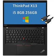Latest Lenovo ThinkPad X13 13.3 FHD (1920x1080) i5-10210U (Beat i7-8565U), 8GB DDR4, 256GB PCIe SSD Slim Business Laptop Intel 4-Core Fingerprint, Thundertbolt, WiFi 6, Backlit, Wi