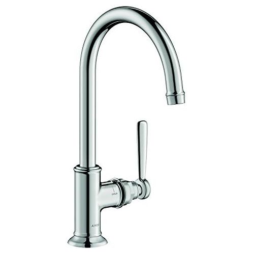  AXOR Montreux Classic Timeless Hand Polished 1-Handle 1 13-inch Tall Bathroom Sink Faucet in Chrome, 16518001