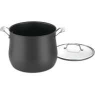 Cuisinart 6466-26 Hard Anodized 12-Quart Stockpot with Cover Contour Stainless Steel Cookware, Black