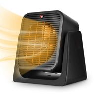 TRUSTECH Space Heater for Small Room ? Portable Personal Quiet Electric Ceramic Combo Heater Fan for All Year Around, Fast Heating, Tip Over & Overheat Protection Air Circulating for Home,