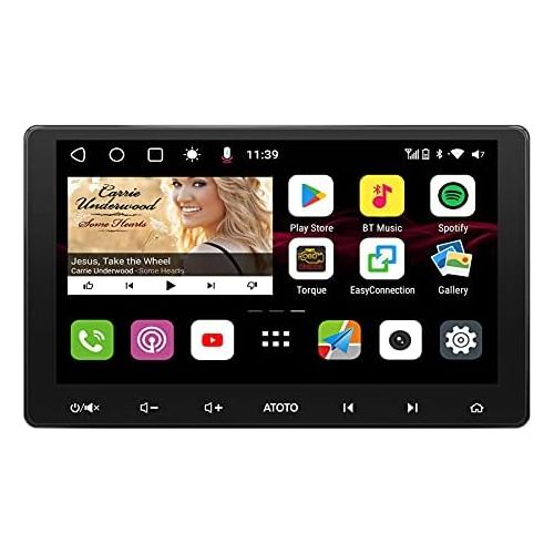  ATOTO S8 Premium 10.1 Inch Double DIN Android Dashboard Video Devices, S8G2114PM, USB Tethering 2 Bluetooth with aptX HD, Android Car & Wireless CarPlay, HD VSV Parking with LRV, S