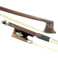 D Z Strad Violin Bow - Model 520 - Brazil Wood Bow with Ox Horn Frog and Fleur-de-Lis Inlay Full Size 4/4