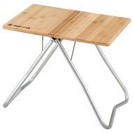 Snow Peak Renewed Bamboo My Table - Lightweight Table with Foldable Legs - Bamboo, Aluminum - 4 Ibs