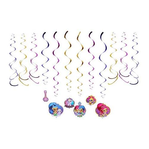  Amscan 671653 Foil Swirl decoration | Shimmer and Shine Collection | Party Accessory 7 12 ct