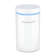 AromaRoom Waterless Essential Oil Diffuser with Rechargeable Battery, Small Aroma Nebulizing Diffuser for Portable Aromatherapy, for Home, Work, Travel