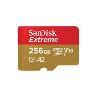 SanDisk 256GB Extreme MicroSDXC UHS-I Memory Card - C10, U3, V30, 4K, A2, Micro SD - SDSQXA1-256G-GN6MN
