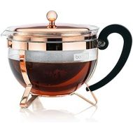[아마존베스트]Bodum 11656-18Chambord Teapot 1.5Litre Stainless Steel Sieve Copper