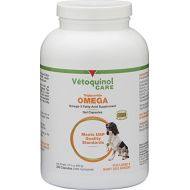 Vetoquinol Triglyceride Omega-3 Fatty Acid Supplement Capsules with Fish Oil for Pets