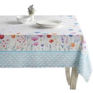 Maison d Hermine Flower in The Field 100% CottonTablecloth for Kitchen Dining | Tabletop | Decoration | Parties | Weddings | Spring/Summer (Rectangle, 60 Inch by 120 Inch)