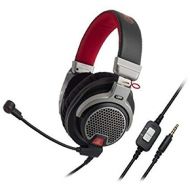 Audio Technica ATHPDG1 Open-Air Premium Gaming Headset, Red/Gray/Black