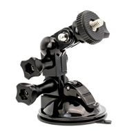 Kolasels Car Suction Cup Camera Mount with Camera Screw 1/4 Thread for GoPro Hero 9 8 7 6 5 4 3+ 3 2 1 Session