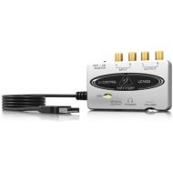 [아마존베스트]Behringer UCA202 Audio Interface Portable USB Sound Card with 2 Inputs + 2 Analog Outputs