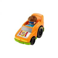 Fisher-Price Replacement Car for Little People Launch n Loop Raceway - GMJ12 ~ Replacement Orange Vehicle with Driver