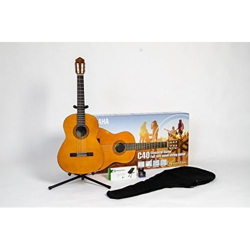 야마하 [아마존베스트]Yamaha C40II Performance Pack Acoustic Guitar Set - Natural