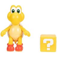 SUPER MARIO Collectible Red para Koopa Troopa 4 inch Poseable Articulated Action Figure with Question Mark Accessory for Ages 3+