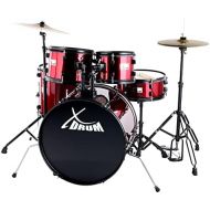 [아마존베스트]XDrum Rookie 22 Fusion drum Set, Ruby Red