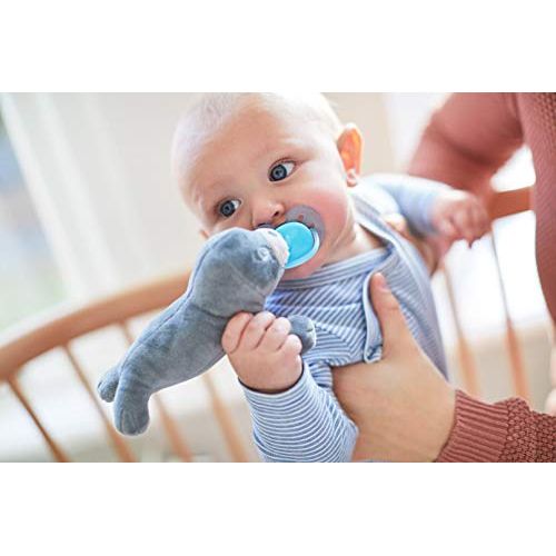 필립스 Philips Avent Snuggle Seal SCF348/14 Soft Toy with Dummy Ultra Soft Perfect Gift for Newborns and Babies