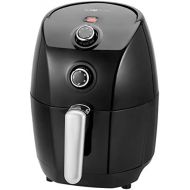 Clatronic FR 3698 H Hot Air Fryer, Oil and Grease Free, 1.5 Litre Capacity, 30 Minute Timer with End Signal, Fully Adjustable Thermostat (80-200°C), Cool Touch Handle