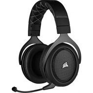 [아마존베스트]Corsair HS70 Pro Wireless Gaming Headset (7.1 Surround Sound, Ultra Low Latency, 12 Meter Range, Lightweight Design, Removable Noise Canceling Microphone, for PC and PS4) carbon