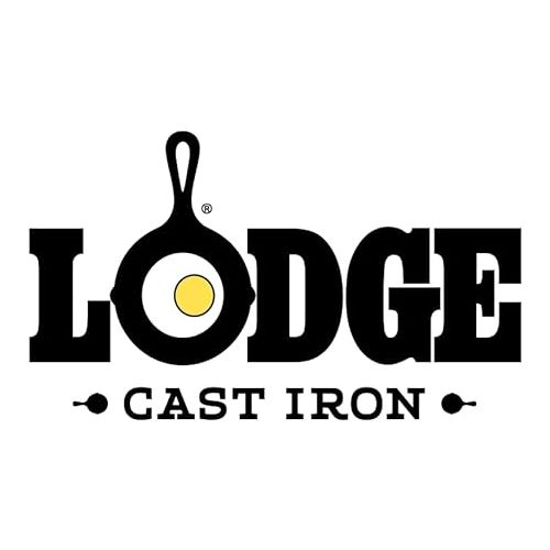 롯지 Lodge LDP3 Cast Iron Rectangular Reversible Grill/Griddle, 9.5-inch x 16.75-inch, Black