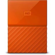 Western Digital WD 4TB Orange My Passport Portable External Hard Drive - USB 3.0 - WDBYFT0040BOR-WESN