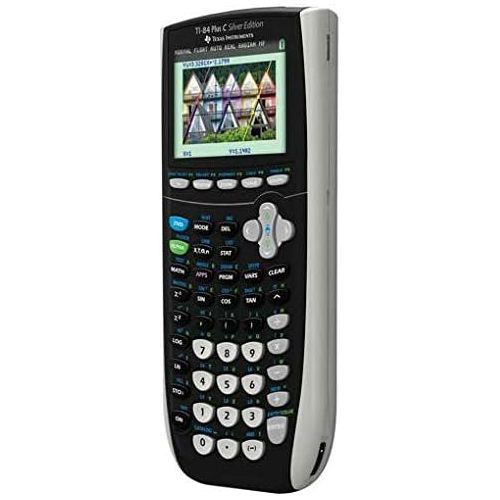  Amazon Renewed Texas Instruments TI-84 Plus C Silver Edition Graphing Calculator, Black (Renewed)