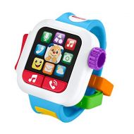 Fisher-Price Laugh & Learn Time to Learn Smartwatch, early role-play toy with music and lights for baby and toddlers